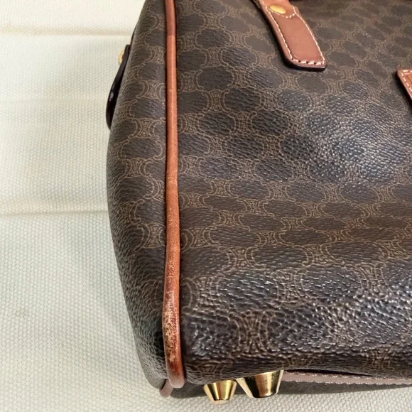 Vintage Celine Brown Macadam Boston - Picture 8 of 14